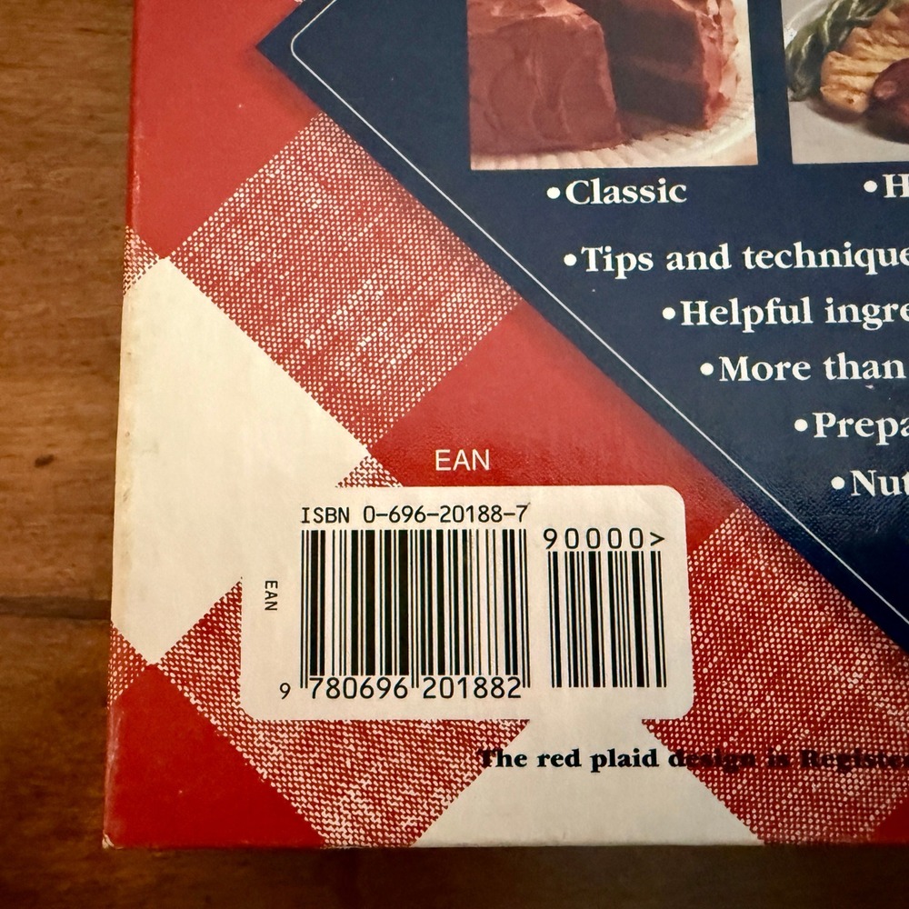 Better Homes and Gardens New Cook Book 11th Edition Red Plaid 1996 0696201887 - Picture 13 of 16